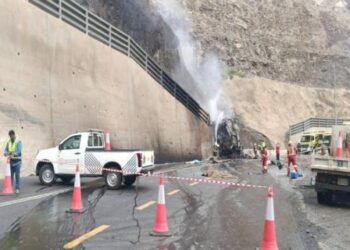 അബഹക്ക് സമീപം ചുരത്തില്‍ ബസ് മറിഞ്ഞ് തീപിടിച്ച് 21 മരണം, 26 പേര്‍ക്ക്