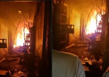 ബംഗ്ളൂരുവിൽ കെട്ടിടത്തിൽ അഗ്നിബാധ; ഒരു മരണം, നിരവധി പേർക്ക് പരിക്ക്